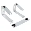 StarTech.com Stojak na laptopa na biurko, obsługa 5 kg/11 funtów, aluminium, srebrny, ergonomiczna podkładka pod laptopa, przenośny uchwyt na laptopa, stojak na komputer dla Macbook Air/Pro, Dell XPS, Lenovo