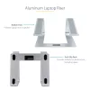 StarTech.com Stojak na laptopa na biurko, obsługa 5 kg/11 funtów, aluminium, srebrny, ergonomiczna podkładka pod laptopa, przenośny uchwyt na laptopa, stojak na komputer dla Macbook Air/Pro, Dell XPS, Lenovo