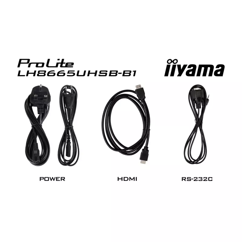 iiyama LH8665UHSB-B1 Wyświetlacz reklamowy Kiosk design 2.18 m (86 cali) LED Wi-Fi 800 cd/m² 4K Ultra HD Czarny Wbudowany procesor Android 11 24/7
