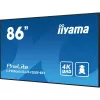 iiyama LH8665UHSB-B1 Wyświetlacz reklamowy Kiosk design 2.18 m (86 cali) LED Wi-Fi 800 cd/m² 4K Ultra HD Czarny Wbudowany procesor Android 11 24/7