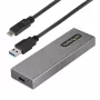StarTech.com USB-C 10Gbps na obudowę SSD M.2 NVMe lub M.2 SATA - Beznarzędziowa zewnętrzna aluminiowa obudowa M.2 PCIe/SATA NGFF SSD - Kable hosta USB Type-C i A - Obsługuje 2230/2242/2260/2280
