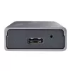 StarTech.com USB-C 10Gbps na obudowę SSD M.2 NVMe lub M.2 SATA - Beznarzędziowa zewnętrzna aluminiowa obudowa M.2 PCIe/SATA NGFF SSD - Kable hosta USB Type-C i A - Obsługuje 2230/2242/2260/2280