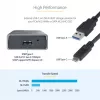 StarTech.com USB-C 10Gbps na obudowę SSD M.2 NVMe lub M.2 SATA - Beznarzędziowa zewnętrzna aluminiowa obudowa M.2 PCIe/SATA NGFF SSD - Kable hosta USB Type-C i A - Obsługuje 2230/2242/2260/2280