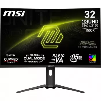 Monitor komputerowy MSI MAG 321CUPDF 80 cm (31.5 cala) 3840 x 2160 pikseli 4K Ultra HD LCD Czarny