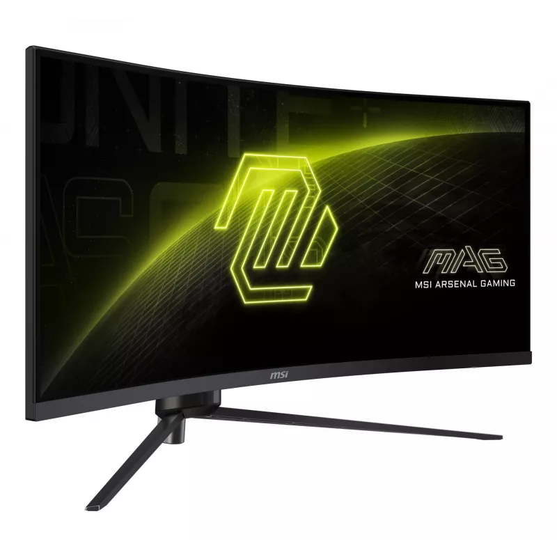 MSI MAG 345CQR monitor komputerowy 86,4 cm (34 cale) 3440 x 1440 pikseli UltraWide Dual Quad HD Czarny