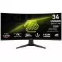 Monitor komputerowy MSI MAG 346CQ 86,4 cm (34 cale) 3440 x 1440 pikseli UltraWide Dual Quad HD LCD Czarny