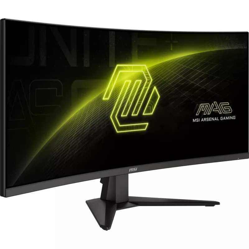 Monitor komputerowy MSI MAG 346CQ 86,4 cm (34 cale) 3440 x 1440 pikseli UltraWide Dual Quad HD LCD Czarny