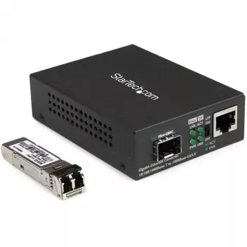 StarTech.com Gigabitowy konwerter mediów światłowodowych - Kompaktowy - 850nm MM LC - 550m