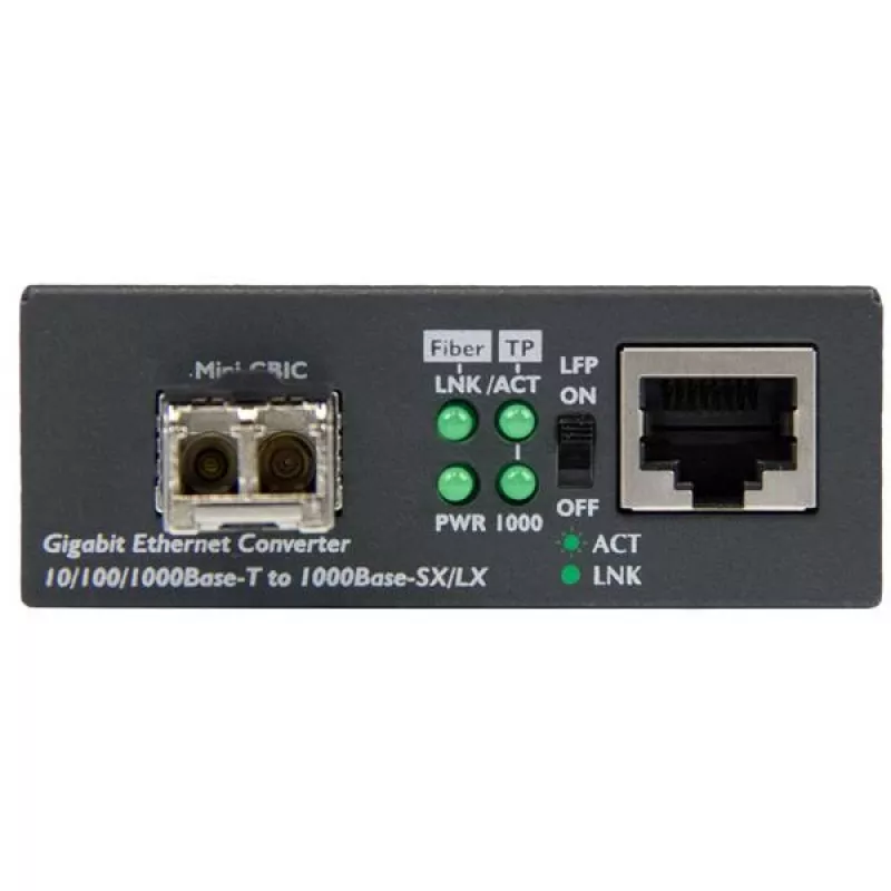 StarTech.com Gigabitowy konwerter mediów światłowodowych - Kompaktowy - 850nm MM LC - 550m
