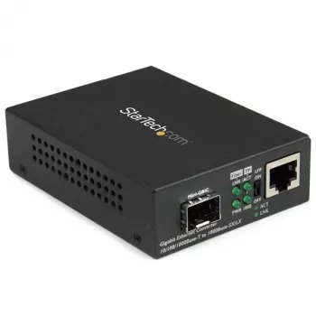 StarTech.com Gigabit Ethernet Fiber Media Converter z otwartym gniazdem SFP