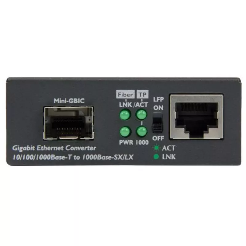 StarTech.com Gigabit Ethernet Fiber Media Converter z otwartym gniazdem SFP
