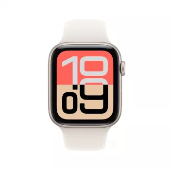 Apple Watch SE (3. generacji) Apple GPS + Cellular 44mm Koperta ze stali aluminiowej w kolorze Starlight