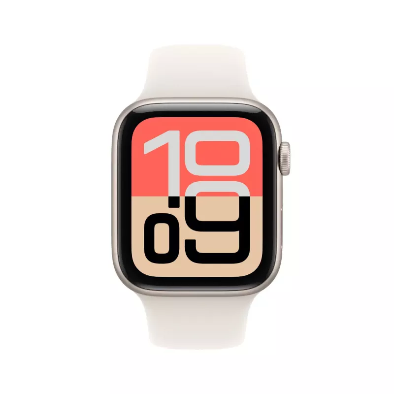 Apple Watch SE (3. generacji) Apple GPS + Cellular 44mm Koperta ze stali aluminiowej w kolorze Starlight