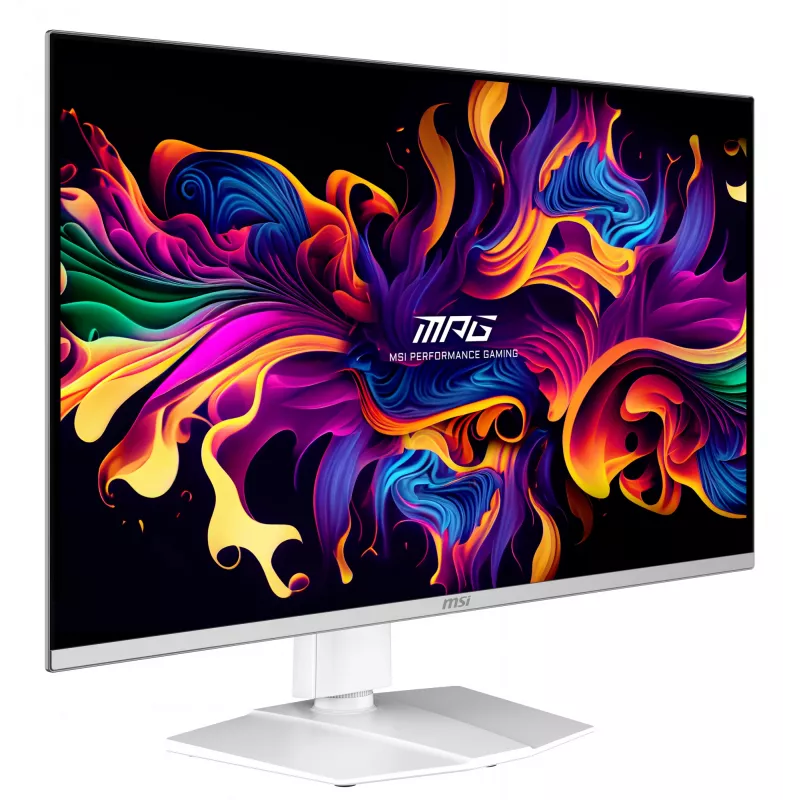 Monitor komputerowy MSI MPG 321URXW QD-OLED 80 cm (31,5 cala) 3840 x 2160 pikseli 4K Ultra HD Biały