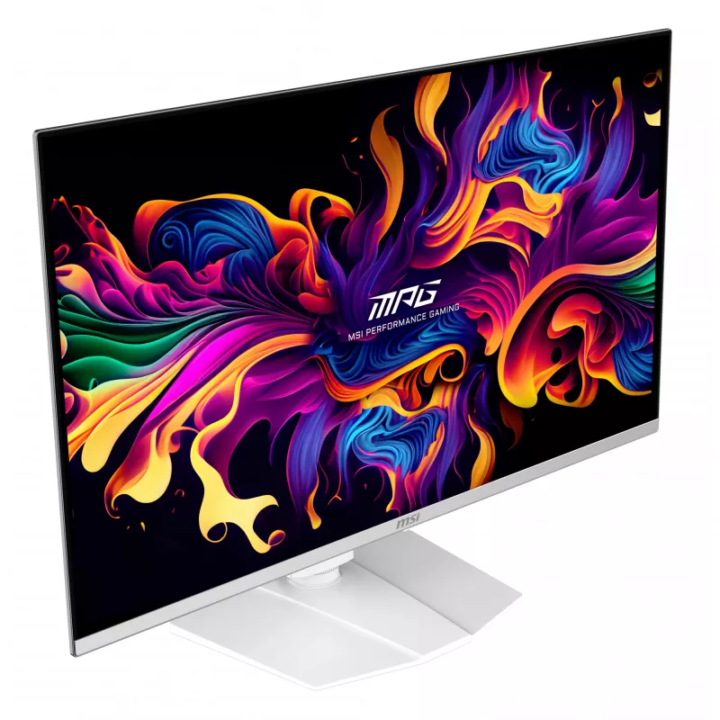 Monitor komputerowy MSI MPG 321URXW QD-OLED 80 cm (31,5 cala) 3840 x 2160 pikseli 4K Ultra HD Biały