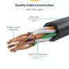 StarTech.com kabel CAT6 2 m - cienki - zaczepy RJ45 bez zaczepów - czarny