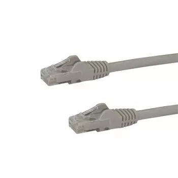 StarTech.com 10m kabel Ethernet CAT6 - Szary przewód Gigabit Ethernet CAT 6 - 250MHz 100W PoE RJ45 UTP kabel sieciowy/krosowy bez zaczepów z odciążeniem, testowany indywidualnie