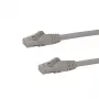 StarTech.com 10m kabel Ethernet CAT6 - Szary przewód Gigabit Ethernet CAT 6 - 250MHz 100W PoE RJ45 UTP kabel sieciowy/krosowy bez zaczepów z odciążeniem, testowany indywidualnie