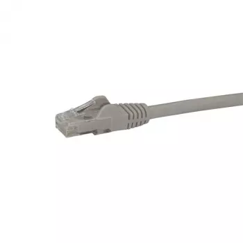StarTech.com 10m kabel Ethernet CAT6 - Szary przewód Gigabit Ethernet CAT 6 - 250MHz 100W PoE RJ45 UTP kabel sieciowy/krosowy bez zaczepów z odciążeniem, testowany indywidualnie
