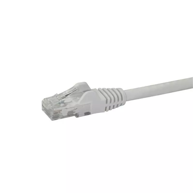 StarTech.com 10m CAT6 Kabel Ethernet - Biały CAT 6 Gigabit Ethernet Wire -250MHz 100W PoE RJ45 UTP Kabel sieciowy/patchcord bez zaczepów z odciążeniem, indywidualnie testowany
