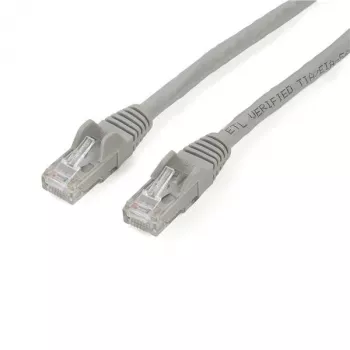 StarTech.com 2m kabel Ethernet CAT6 - Szary przewód Gigabit Ethernet CAT 6 - 250 MHz 100 W PoE RJ45 UTP kabel sieciowy/patch ze złączem bez zaczepów i odciążeniem, testowany indywidualnie