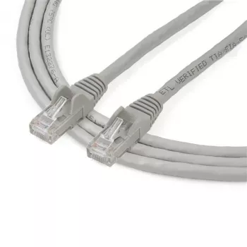 StarTech.com 2m kabel Ethernet CAT6 - Szary przewód Gigabit Ethernet CAT 6 - 250 MHz 100 W PoE RJ45 UTP kabel sieciowy/patch ze złączem bez zaczepów i odciążeniem, testowany indywidualnie