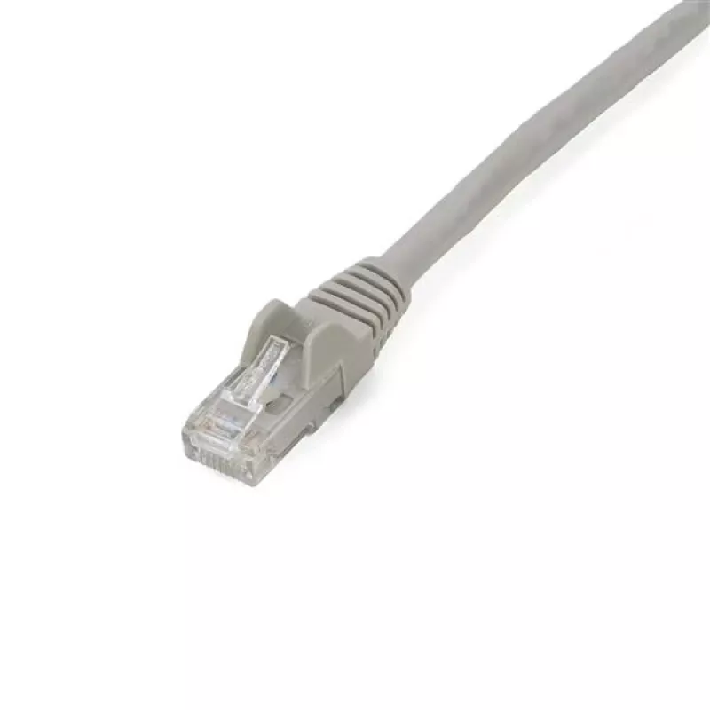 StarTech.com 2m kabel Ethernet CAT6 - Szary przewód Gigabit Ethernet CAT 6 - 250 MHz 100 W PoE RJ45 UTP kabel sieciowy/patch ze złączem bez zaczepów i odciążeniem, testowany indywidualnie