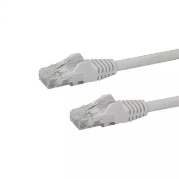 StarTech.com 2m biały kabel Ethernet CAT6 – przewód Gigabit Ethernet, 250MHz, 100W PoE, RJ45 UTP, kabel sieciowy/patchcord, bez zaczepów, z odciążeniem, indywidualnie testowany