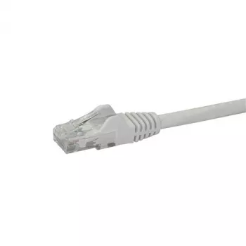 StarTech.com 2m biały kabel Ethernet CAT6 – przewód Gigabit Ethernet, 250MHz, 100W PoE, RJ45 UTP, kabel sieciowy/patchcord, bez zaczepów, z odciążeniem, indywidualnie testowany