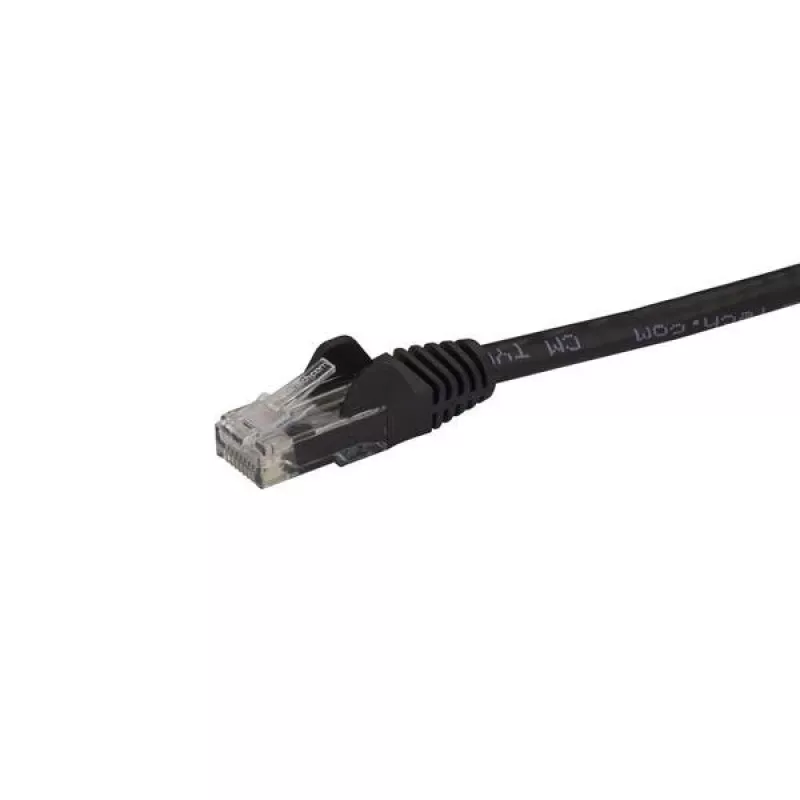 StarTech.com 50cm CAT6 Ethernet kabel - Czarny CAT 6 Gigabit Ethernet Wire -250MHz 100W PoE RJ45 UTP sieciowy/Patch Cord Snagless w/Strain Relief Individually Tested