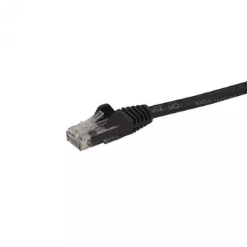 StarTech.com 5m CAT6 Ethernet kabel - Czarny przewód CAT 6 Gigabit Ethernet - 250MHz 100W PoE RJ45 UTP Patch Cord z osłonką nienagryzającą i odciążeniem, testowany indywidualnie