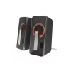 GENESIS Helium 100 BT RGB zestaw głośników 10 W PC/Laptop Czarny, Srebrny 2.0 kanałów Bluetooth