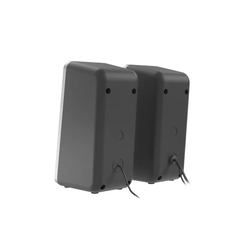 GENESIS Helium 100 BT RGB zestaw głośników 10 W PC/Laptop Czarny, Srebrny 2.0 kanałów Bluetooth