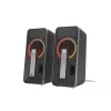 GENESIS Helium 100 BT RGB zestaw głośników 10 W PC/Laptop Czarny, Srebrny 2.0 kanałów Bluetooth