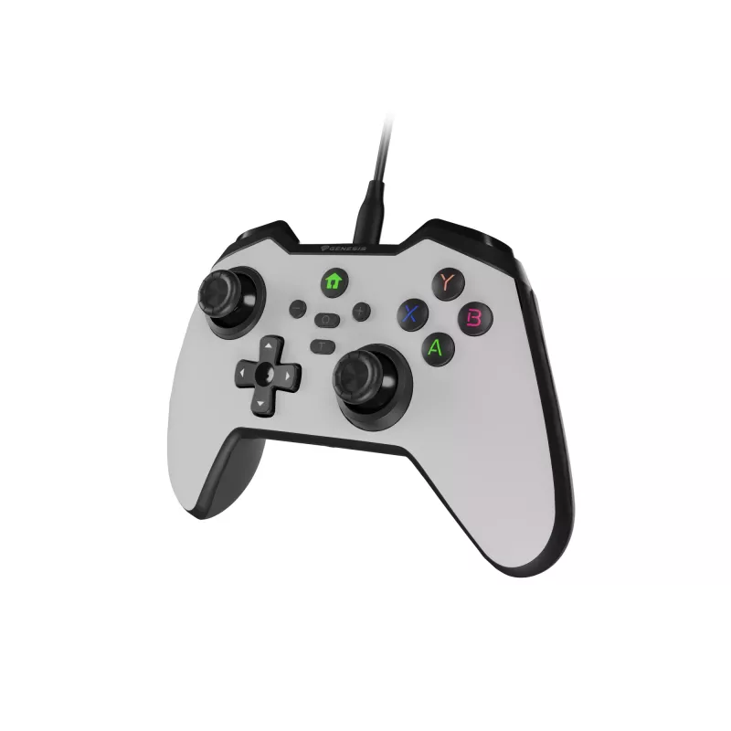 GENESIS Mangan 300 Biały Gamepad USB Analogowy / Cyfrowy Android, Nintendo Switch, PC