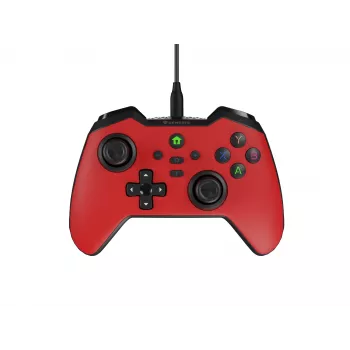 GENESIS Mangan 300 Czerwony USB Gamepad Analogowy/Cyfrowy Android, Nintendo Switch, PC