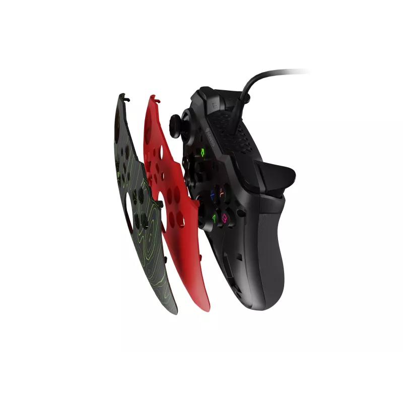 GENESIS Mangan 300 Czerwony USB Gamepad Analogowy/Cyfrowy Android, Nintendo Switch, PC
