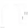 Neomounts NS-SB100 uchwyt do soundbara Sonos - maks. 15 kg - montaż do ekranu