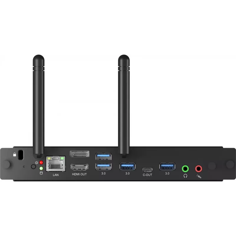iiyama OPC51204BC-1 PC/stacja robocza Intel® Core™ i5 i5-12450H 8 GB DDR4-SDRAM 256 GB SSD Windows 11 IoT Enterprise Mini PC Czarny