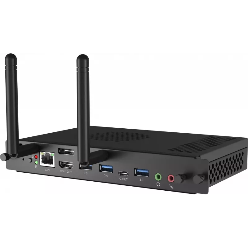 iiyama OPC51204BC-1 PC/stacja robocza Intel® Core™ i5 i5-12450H 8 GB DDR4-SDRAM 256 GB SSD Windows 11 IoT Enterprise Mini PC Czarny