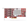 StarTech.com 4-Portowa karta PCIe USB Type-C, USB 3.2 10Gbps, karta rozszerzeń USB-C PCI Express, 4 niezależne kontrolery USB, Windows/Linux/macOS, zgodność z TAA