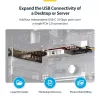 StarTech.com 4-Portowa karta PCIe USB Type-C, USB 3.2 10Gbps, karta rozszerzeń USB-C PCI Express, 4 niezależne kontrolery USB, Windows/Linux/macOS, zgodność z TAA