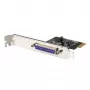 StarTech.com 1-portowa karta PCIe równoległa - adapter PCI Express na DB25 - kontroler LPT do rozbudowy komputera stacjonarnego dla drukarek, skanerów i ploterów - SPP/ECP - standardowy/niskoprofilowy