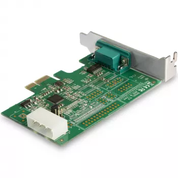 StarTech.com 1-portowa karta rozszerzeń szeregowych PCI Express RS232 — karta kontrolera hosta szeregowego PCIe RS232 — PCIe na szeregowe DB9 — 16950 UART — niskoprofilowa karta rozszerzeń — Windows i Linux
