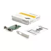 StarTech.com 1-portowa karta rozszerzeń szeregowych PCI Express RS232 — karta kontrolera hosta szeregowego PCIe RS232 — PCIe na szeregowe DB9 — 16950 UART — niskoprofilowa karta rozszerzeń — Windows i Linux