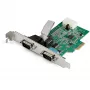 Karta adaptera szeregowego StarTech.com 2-port PCI Express RS232 - karta kontrolera hosta szeregowego PCIe RS232 - karta PCIe na podwójny port szeregowy DB9 - UART 16950 - karta rozszerzeń - Windows i Linux