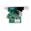 Karta adaptera szeregowego StarTech.com 2-port PCI Express RS232 - karta kontrolera hosta szeregowego PCIe RS232 - karta PCIe na podwójny port szeregowy DB9 - UART 16950 - karta rozszerzeń - Windows i Linux