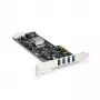 Karta PCIe StarTech.com z 4 portami USB 3.0 i 4 dedykowanymi kanałami 5 Gb/s (USB 3.1 Gen 1) - UASP - zasilanie SATA / LP4 - karta adaptera PCI Express