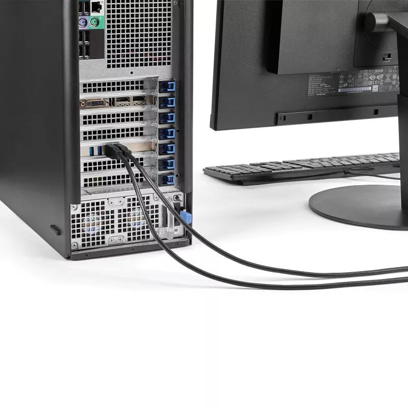 Karta PCIe StarTech.com z 4 portami USB 3.0 i 4 dedykowanymi kanałami 5 Gb/s (USB 3.1 Gen 1) - UASP - zasilanie SATA / LP4 - karta adaptera PCI Express