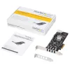 Karta PCIe StarTech.com z 4 portami USB 3.0 i 4 dedykowanymi kanałami 5 Gb/s (USB 3.1 Gen 1) - UASP - zasilanie SATA / LP4 - karta adaptera PCI Express